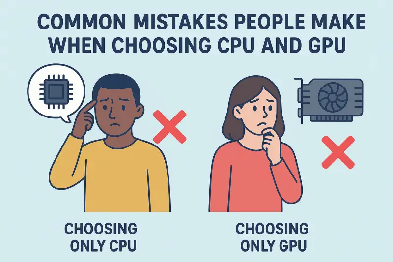 Common Mistakes People Make When Choosing CPU and GPU