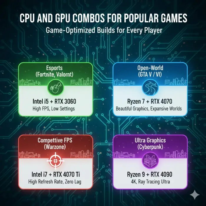 Best CPU and GPU Combo for Gaming