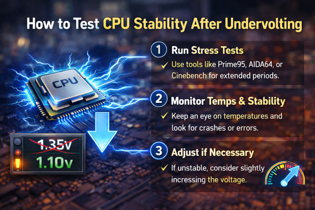 How to Test CPU Stability After Undervolting
