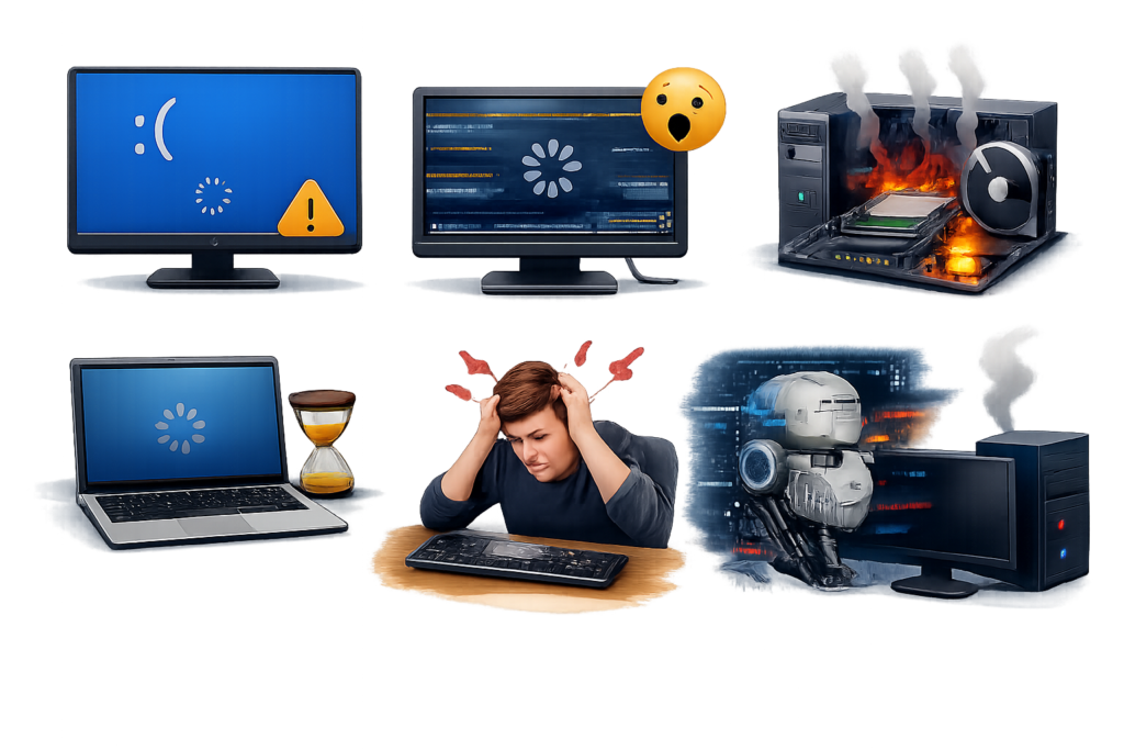 Common Symptoms of CPU Machine Check Architecture Errors