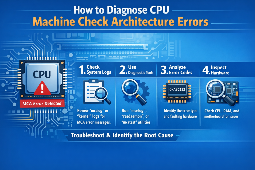 How to Diagnose CPU Machine Check Architecture Errors