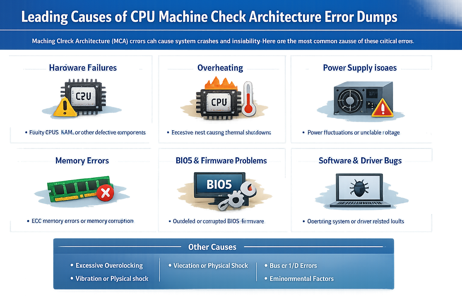 CPU Machine Check Architecture Error Dump: Symptoms & Solutions