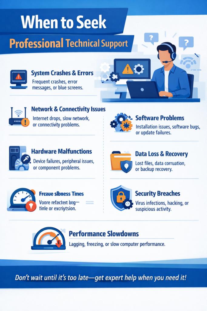 When to Seek Professional Technical Support